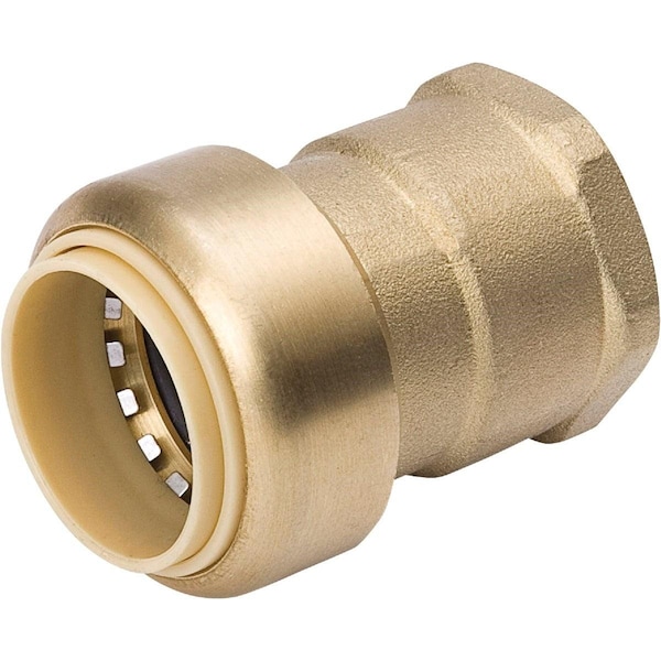 Proline 3/4 In. x 3/4 In. FPT Brass Push Fit Adapter 6630-204 - main